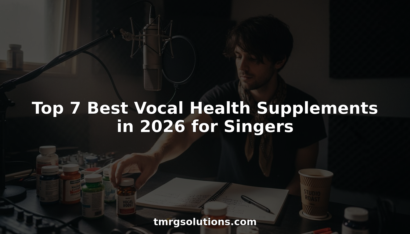 Top 7 Best Vocal Health Supplements in 2026 for Singers - TMRG Solutions