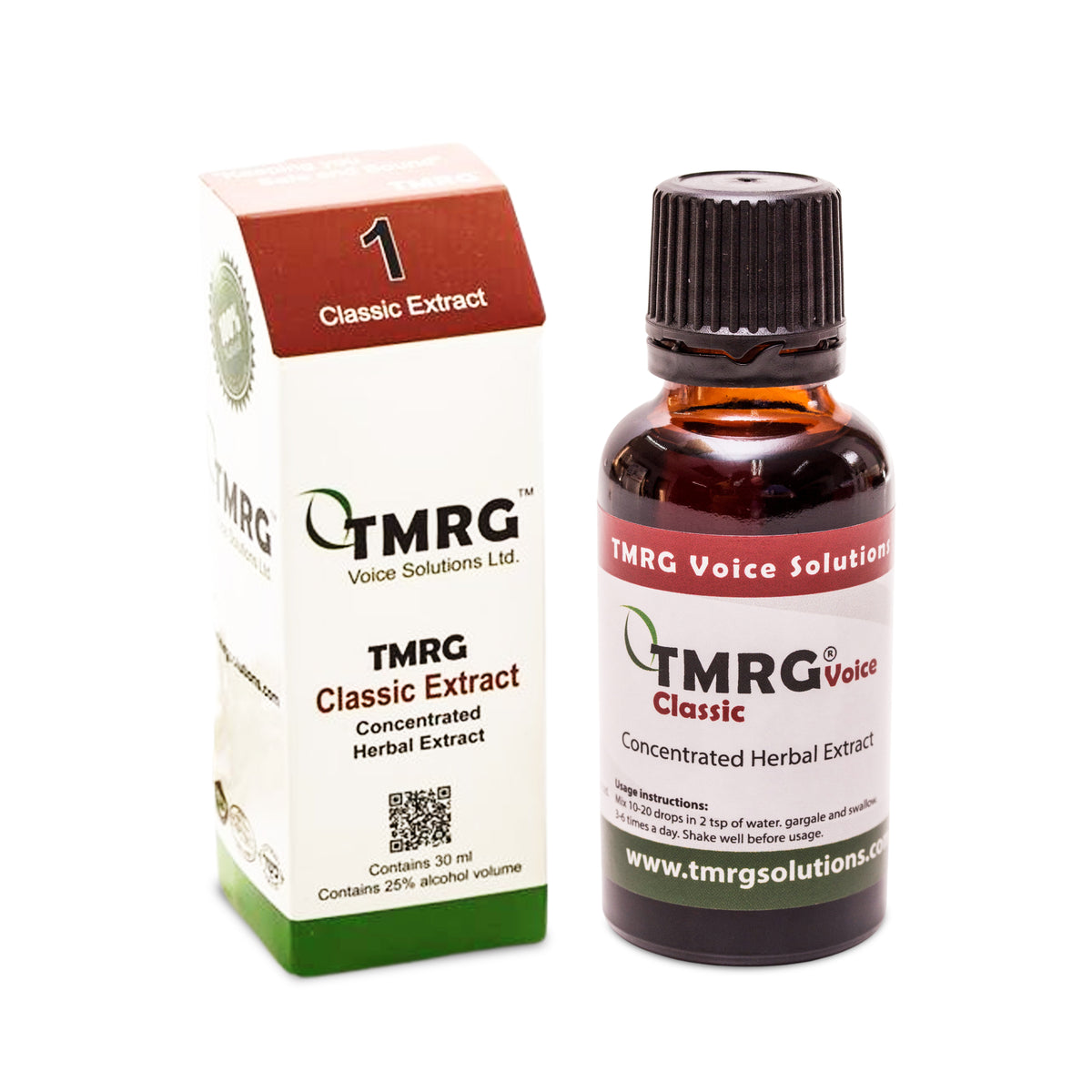 TMRG Loud &amp; Clear Mini- Classic Voice Recovery Drops (#1) (15ml)