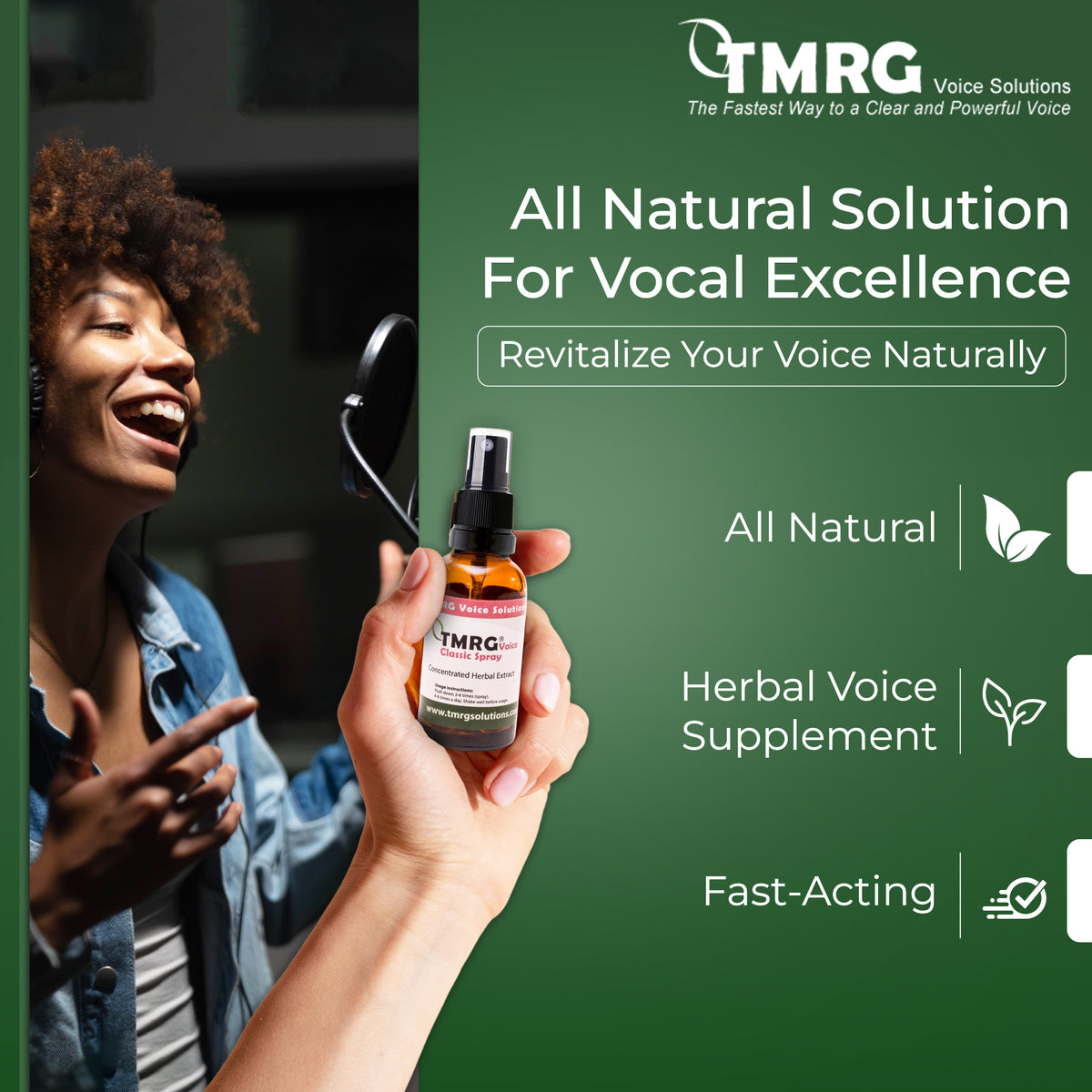 TMRG Shine Bright - Classic Voice Recovery Spray (#2)