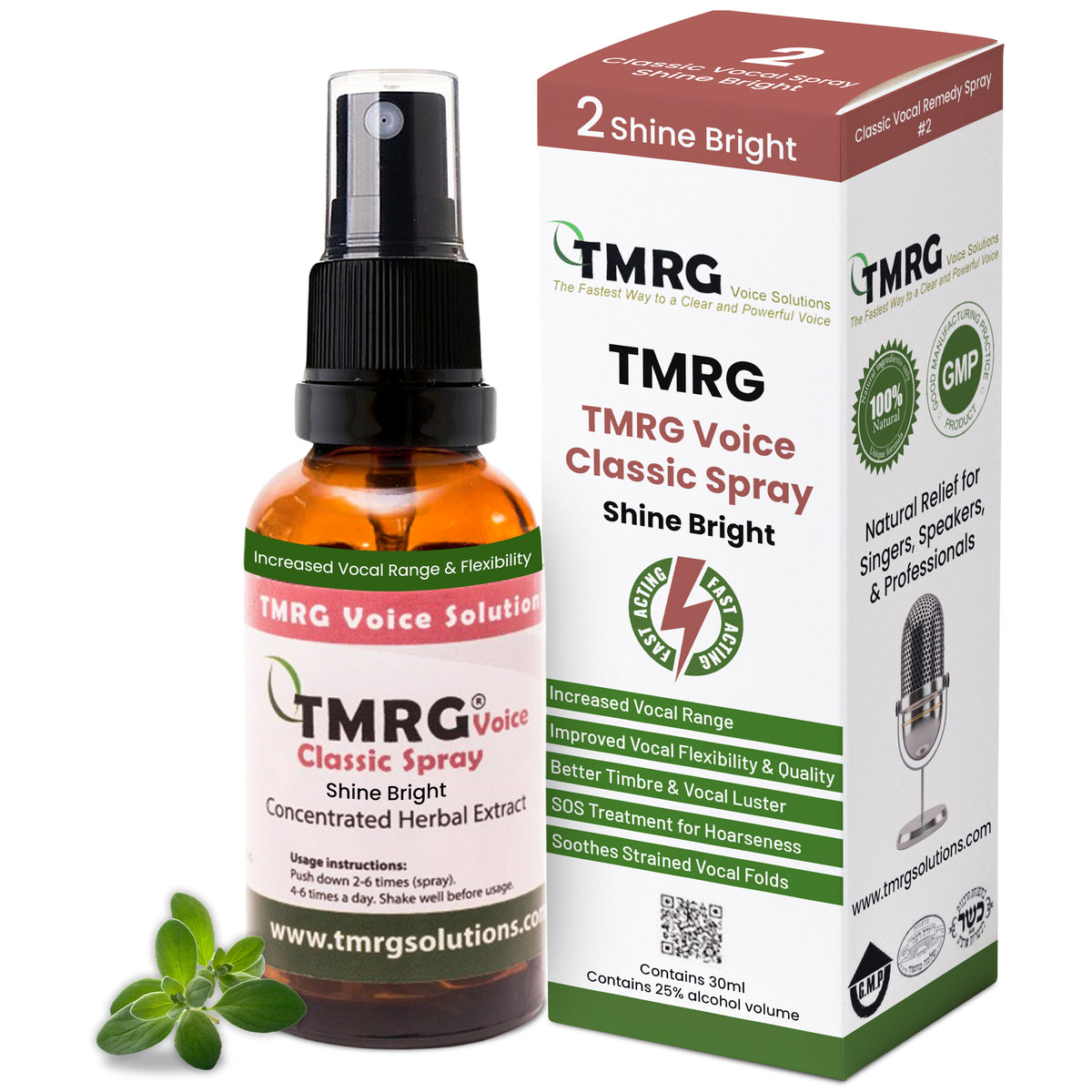 TMRG Shine Bright - Classic Voice Recovery Spray (#2)