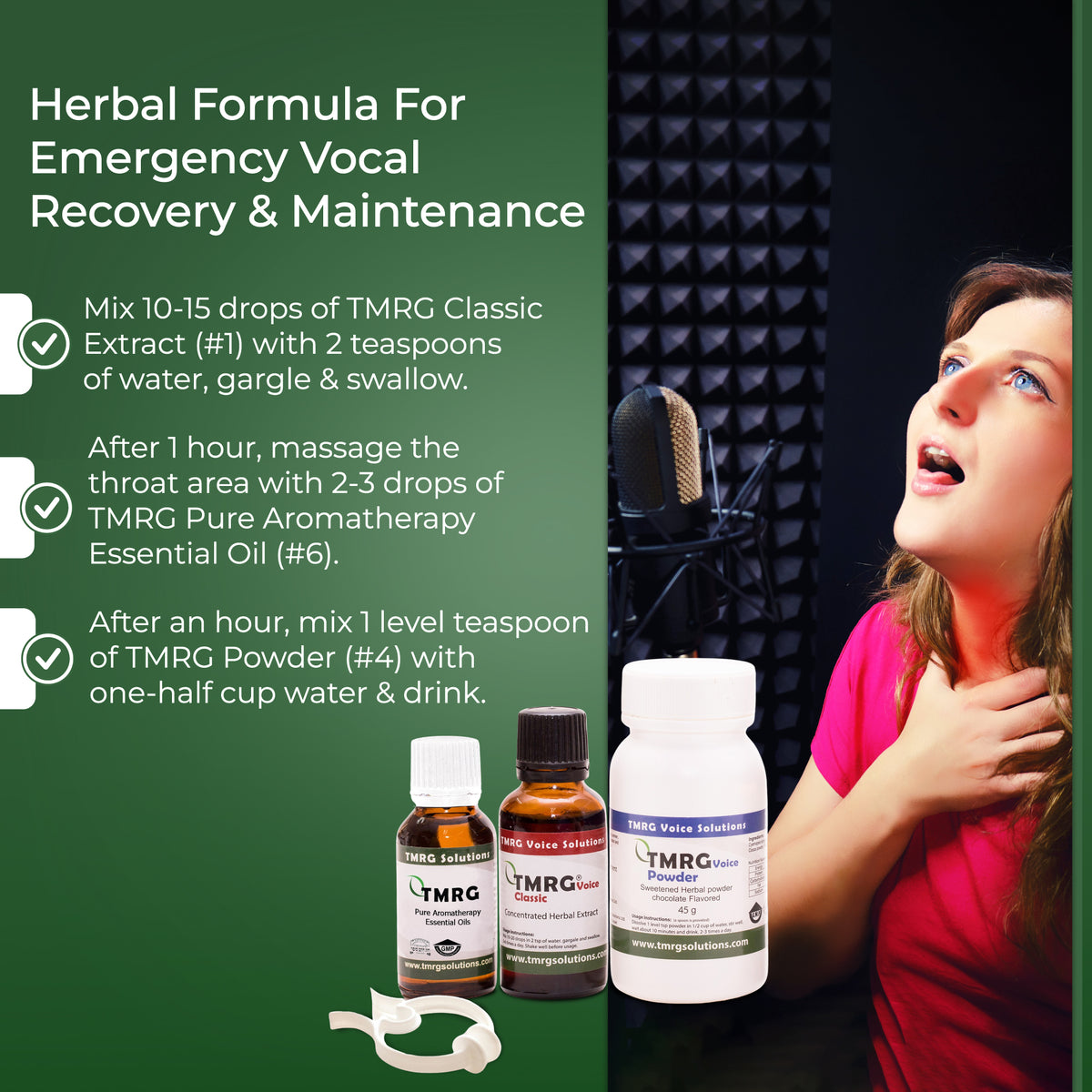 TMRG Powerful Vocal Recovery Kit (N)