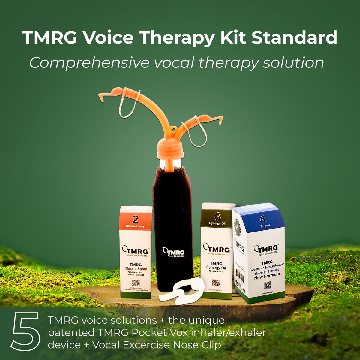 TMRG Voice Therapy kit - Standard (TVT-S)