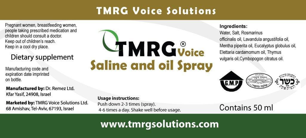 TMRG Defense - Oils and Saline Voice and Throat Spray (#5)