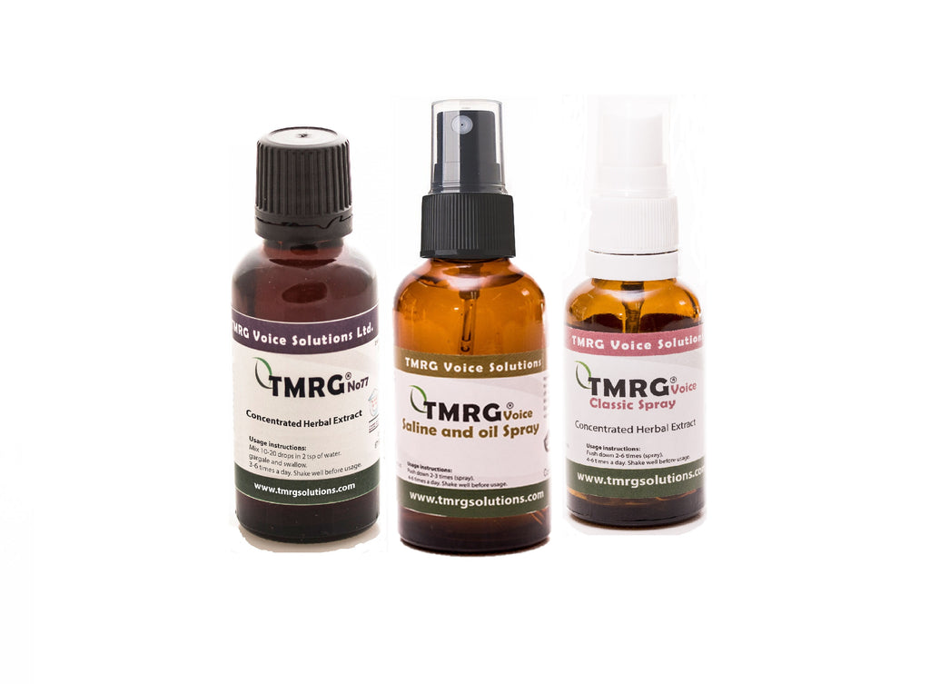 Voice Clarity Trio | Vocal Health Trio Pack | TMRG - TMRG Solutions
