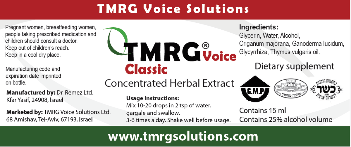 TMRG Powerful Vocal Recovery Kit (N)